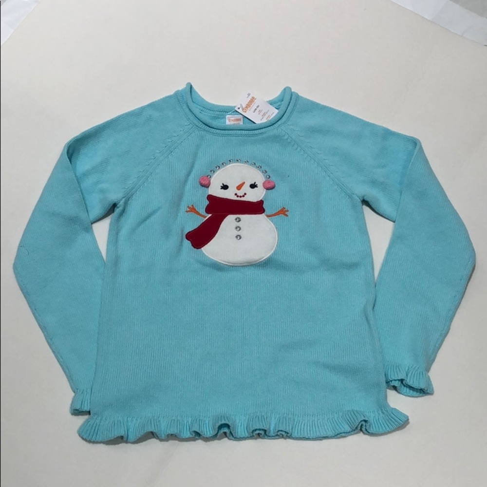 Gymboree snowman pullover sweater
